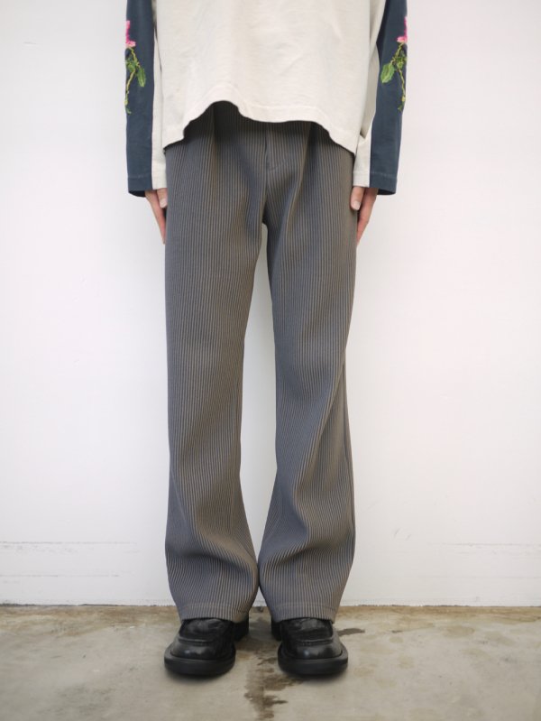 JIEDA RIPPLE STRAIGHT SLACKS - パンツ