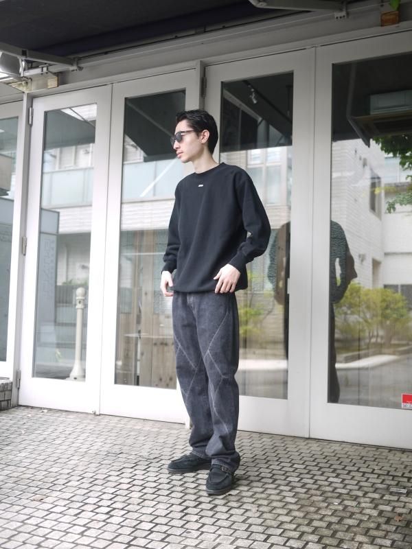 JieDa EX.VINTAGE LOGO SWEAT (BLK) - KIKUNOBU WEB STORE