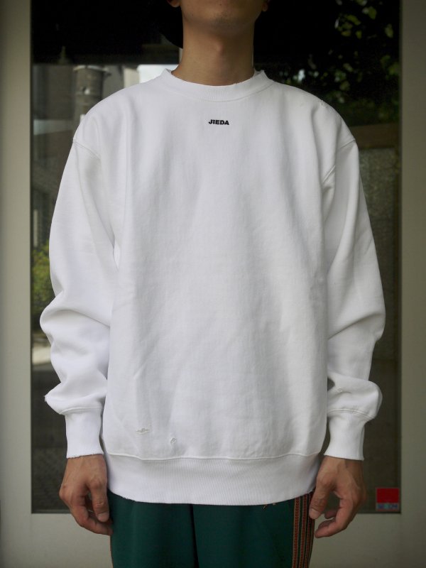 JieDa　EX.VINTAGE LOGO SWEAT (WHT) - KIKUNOBU WEB STORE