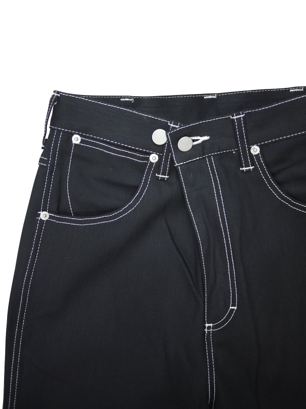 BASICKS　Heart Stitch Organic Denim (BLK) - KIKUNOBU WEB STORE