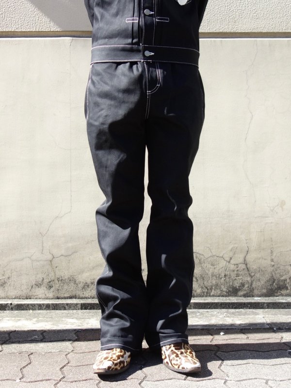 50%OFF] BASICKS Heart Stitch Organic Denim (BLK) - KIKUNOBU WEB STORE