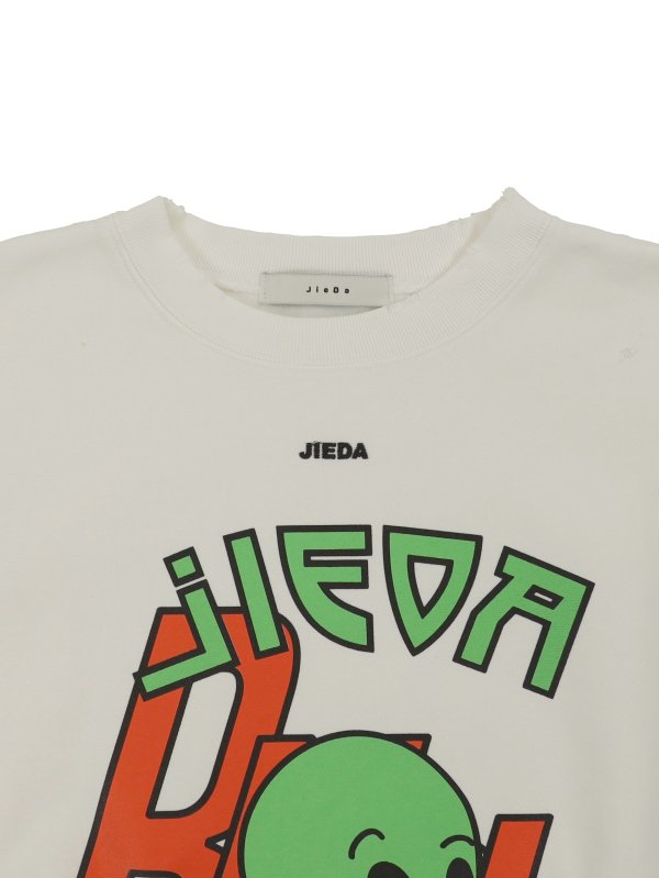 [30%OFF] JieDa　Jialien SWEAT (WHT) - KIKUNOBU WEB STORE