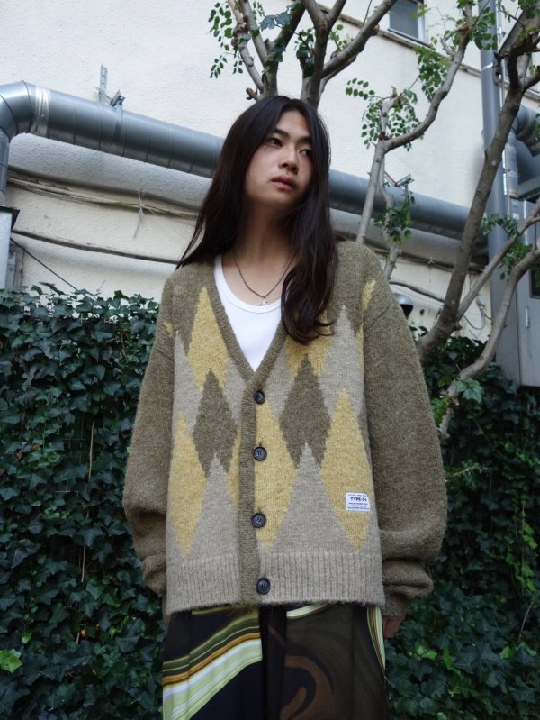 14,100円JieDa × elephant TRIBAL fabrics カーディガン
