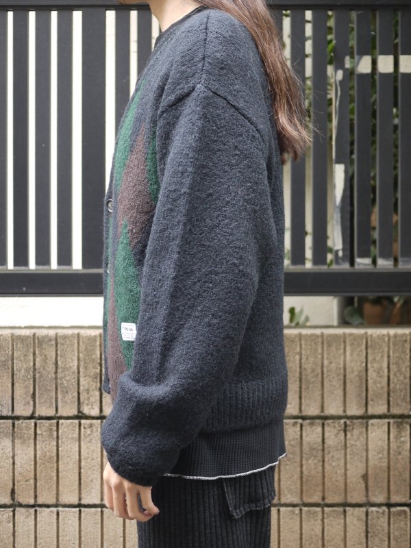 JieDa × elephant TRIBAL fabrics カーディガン-