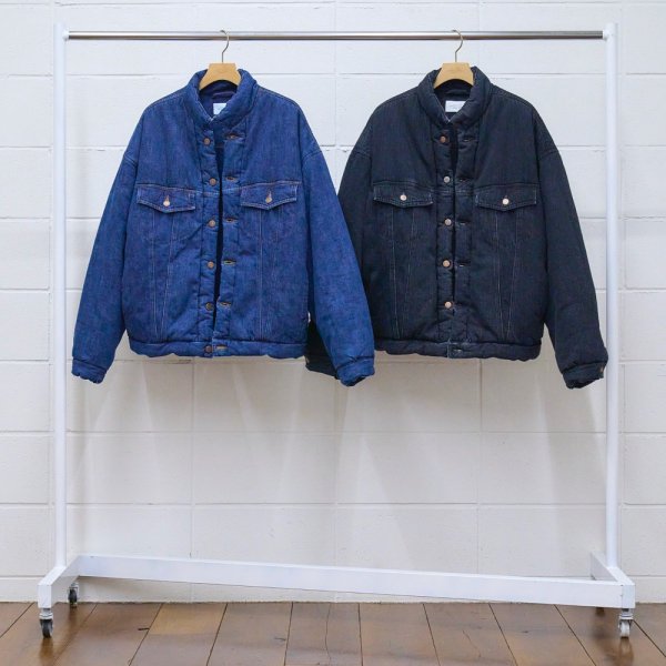 UNUSED 2022AW Padded denim jacket-