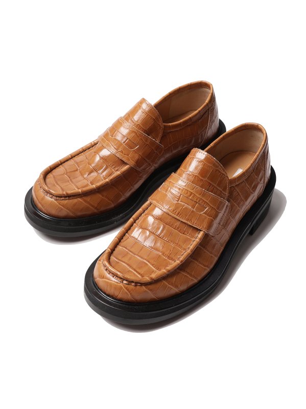 JieDa　LEATHER LOAFERS (BEI)