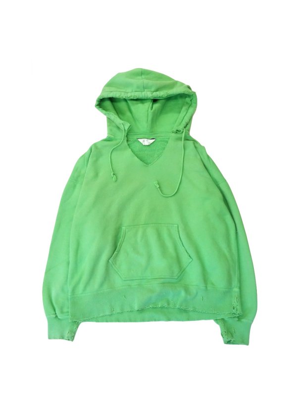 ANCELLM　DYED DAMAGE HOODIE (PIS)