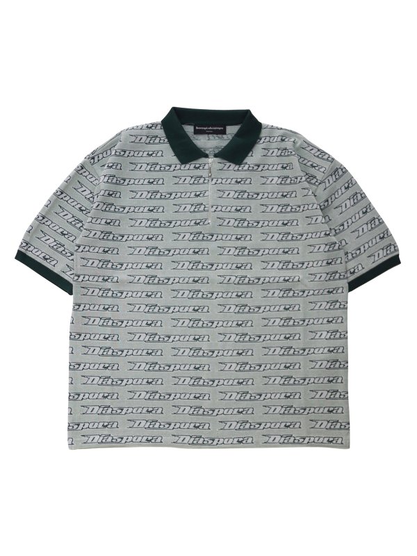 60%OFF] Diaspora skateboards All-Over Knit Polo (GRN) - KIKUNOBU 