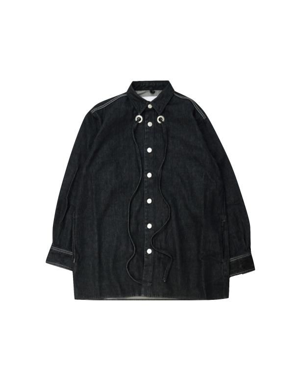 kudosBIG DENIM SHIRT JACKET (BLK)