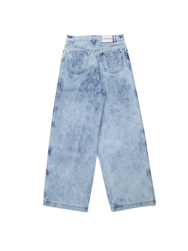 [40%OFF] Louis Gabriel Nouchi WASHED DENIM ZIPPED PANTS