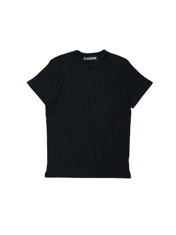 Louis Gabriel NouchiT-SHIRT WITH SIGNATURE OPENING (BLK)