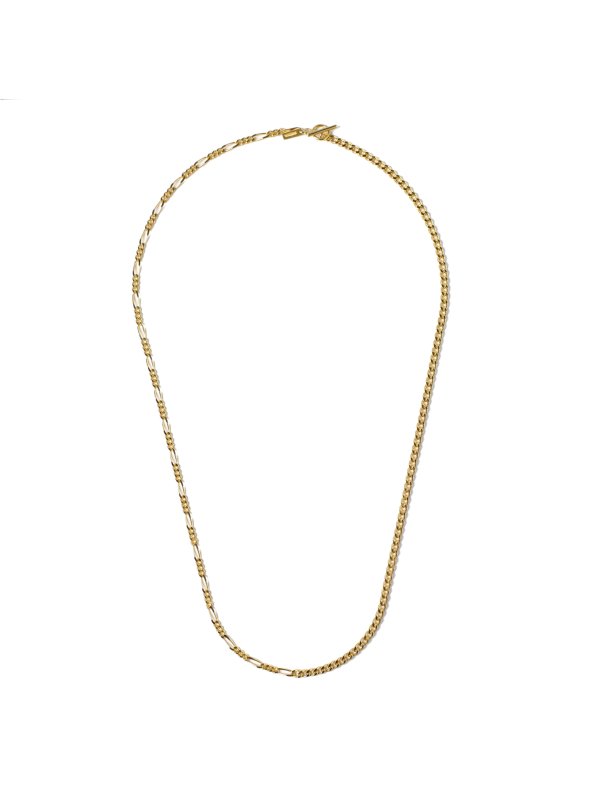 EPHEMERAL　thin switching chain necklace (GOL,55cm)