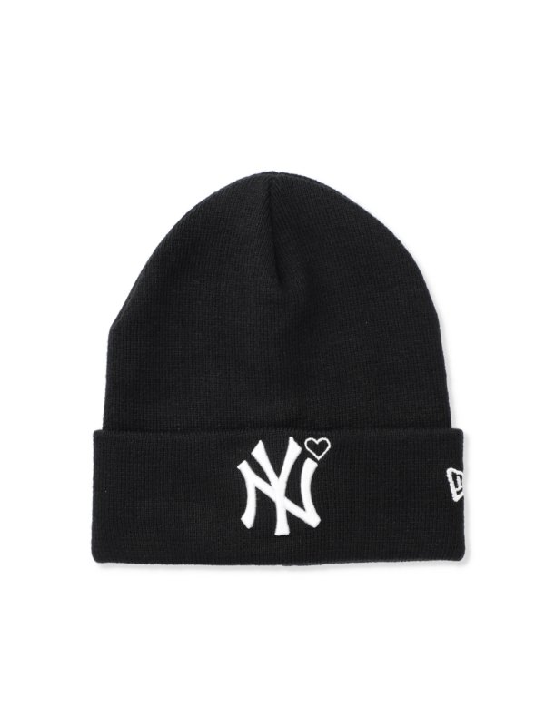 BASICKS Yankees Heart Embroidery Knit Cap - KIKUNOBU WEB STORE