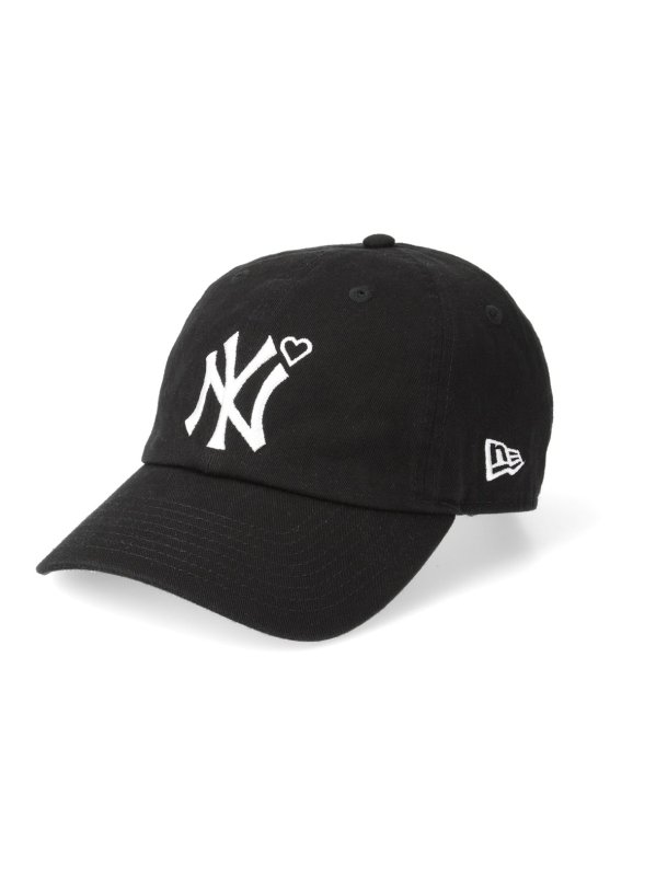 BASICKS　Yankees Heart Embroidery Cap (BLK) - KIKUNOBU WEB STORE