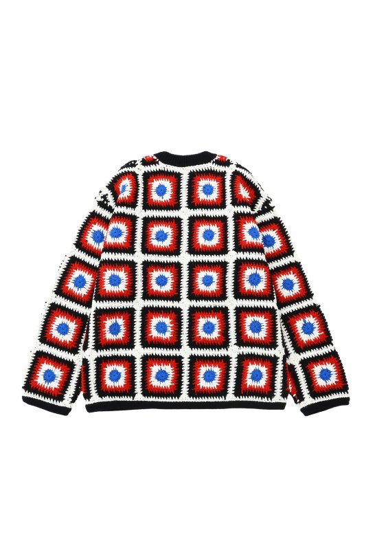 [60%OFF] NEON SIGN　Crochet Sweater (R/B) - KIKUNOBU WEB STORE