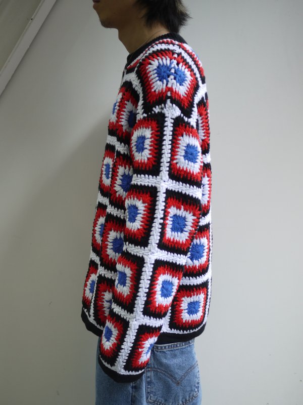 [40%OFF] NEON SIGN　Crochet Sweater (R/B) - KIKUNOBU WEB STORE