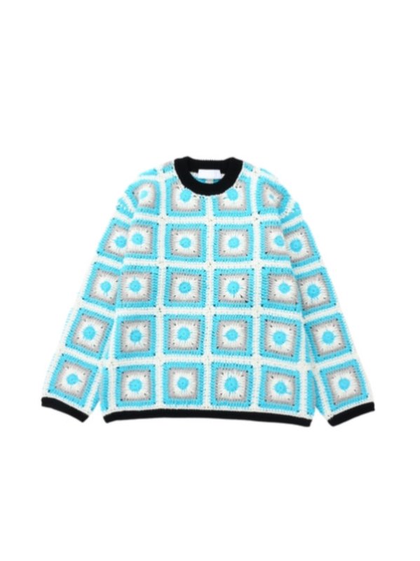 60%OFF] NEON SIGN Crochet Sweater (B/B) - KIKUNOBU WEB STORE