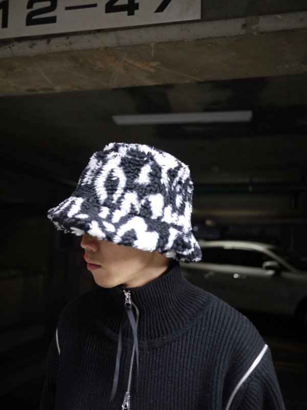 [50%OFF] BASICKS　ECO Fleece Heart Leapard Bucket Hat - KIKUNOBU WEB STORE