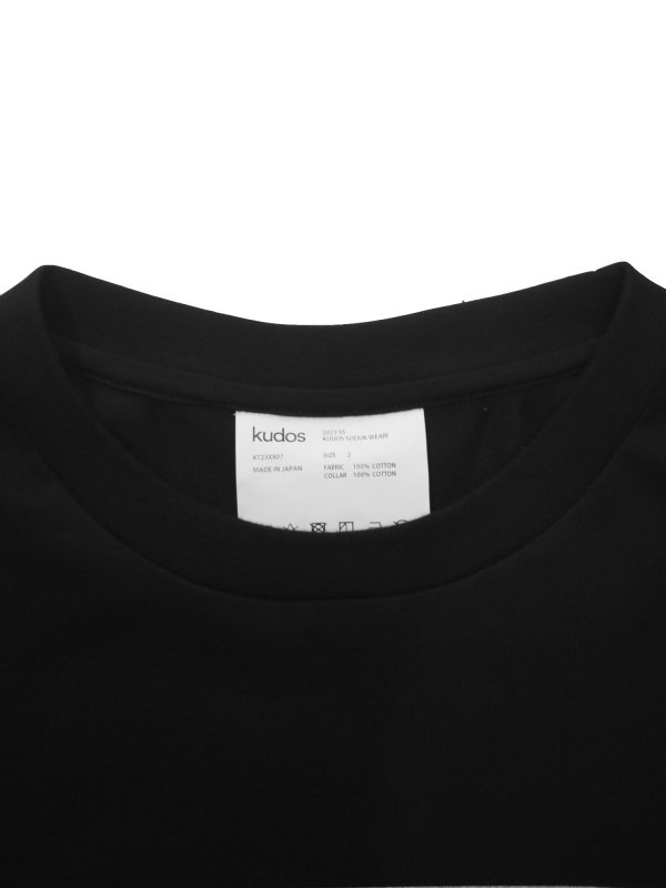 kudos kudos WEAR T-shirt (BLK) - KIKUNOBU WEB STORE