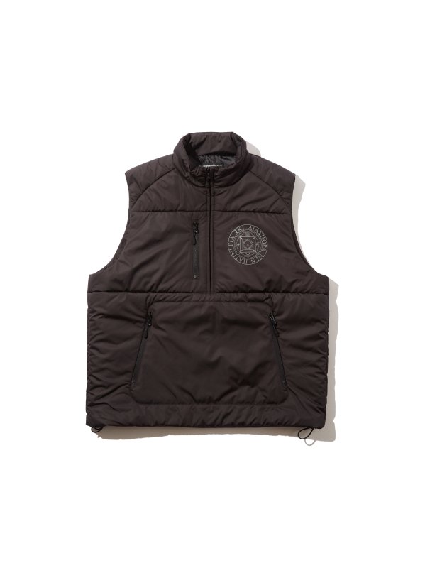 50%OFF] Diaspora skateboards Pullover Puff Vest (BLK) - KIKUNOBU WEB STORE