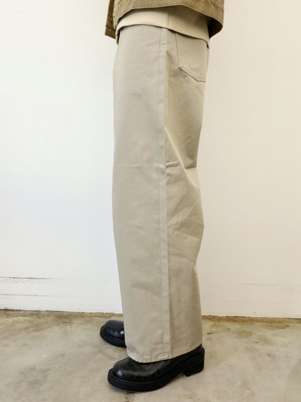 JieDa　BAGGY CHINO PANTS (BEI) - KIKUNOBU WEB STORE