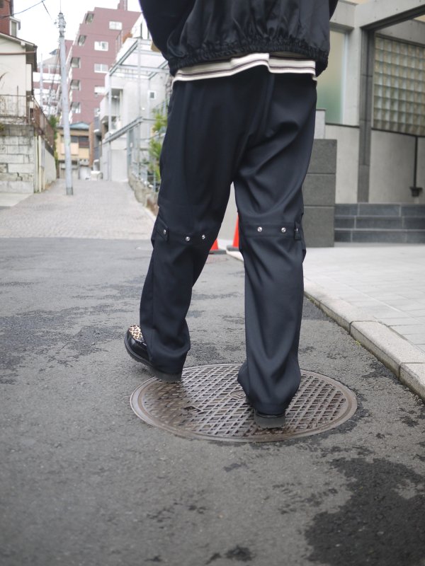 JieDa EASY SLACKS (BLK) - KIKUNOBU WEB STORE