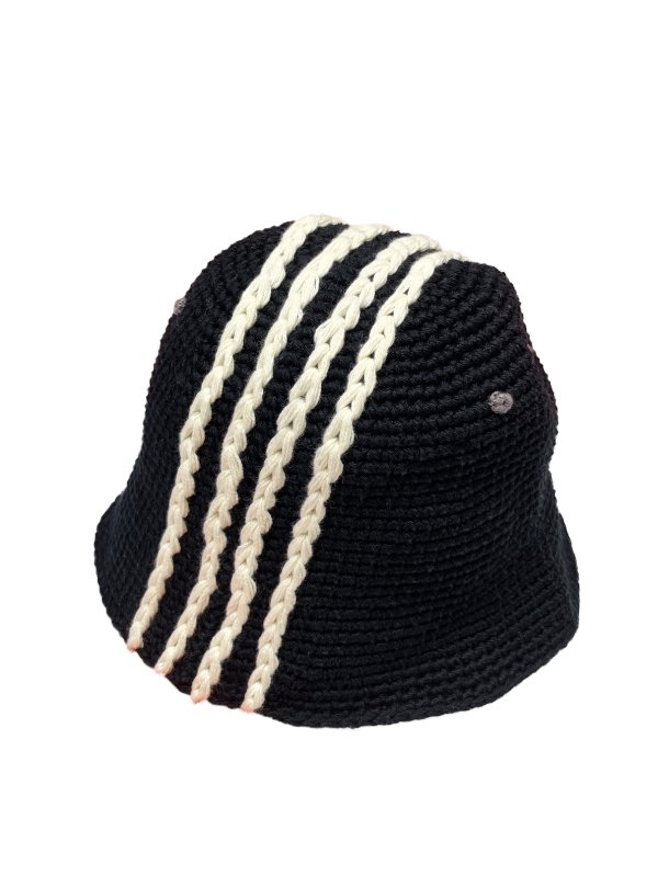 RICE NINE TENHand Knitting 4 Lines Hat