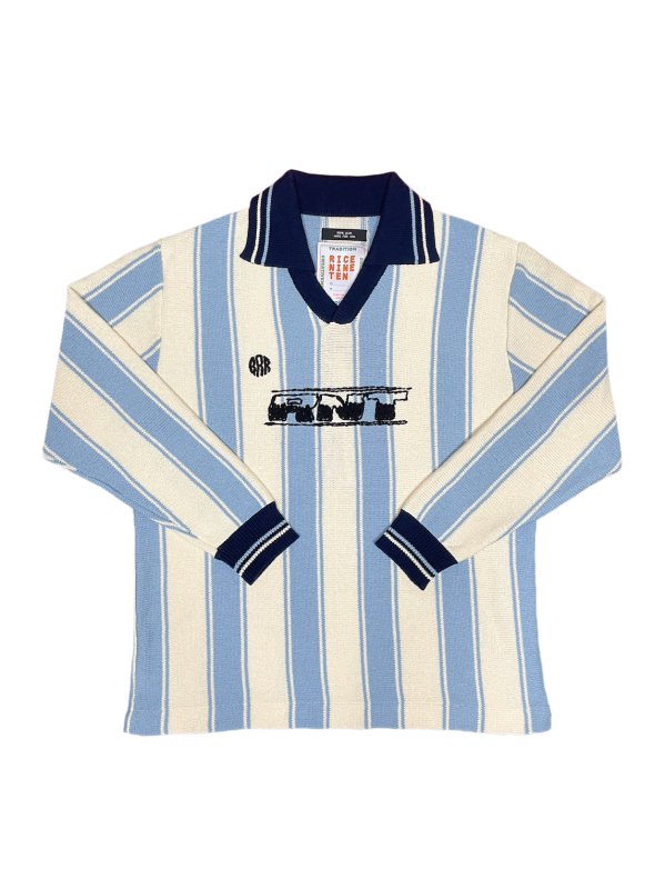 <img class='new_mark_img1' src='https://img.shop-pro.jp/img/new/icons47.gif' style='border:none;display:inline;margin:0px;padding:0px;width:auto;' />RICE NINE TENKnitting Long Sleeve Soccer Jersey (L/B)