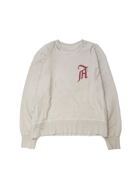 <img class='new_mark_img1' src='https://img.shop-pro.jp/img/new/icons47.gif' style='border:none;display:inline;margin:0px;padding:0px;width:auto;' />ANCELLMCRASH SWEAT SHIRT (H/W)