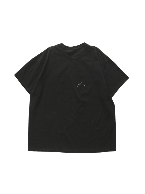 ANCELLMEMBROIDERY T-SHIRT (BLK)