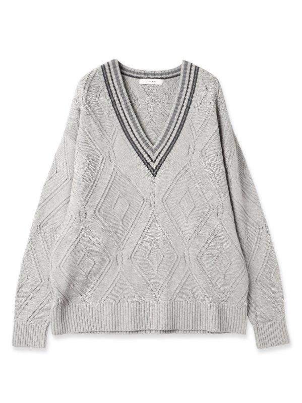 JieDaCABLE KNIT (GRY)