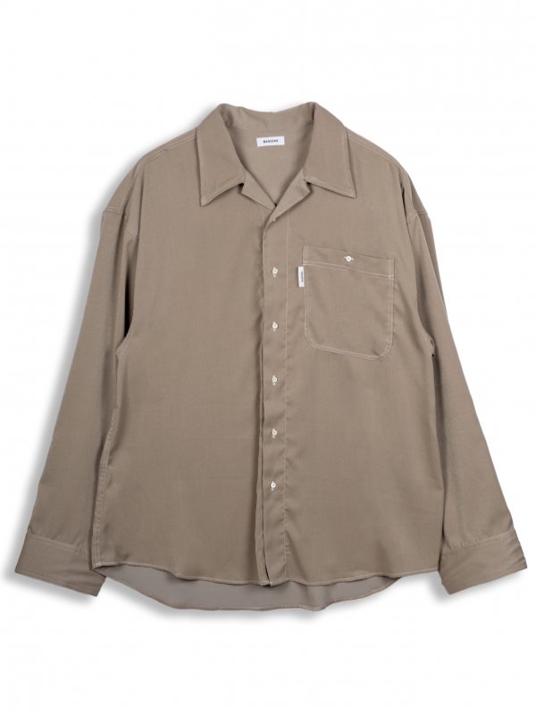 BASICKS Oversized Satin Shirt - KIKUNOBU WEB STORE