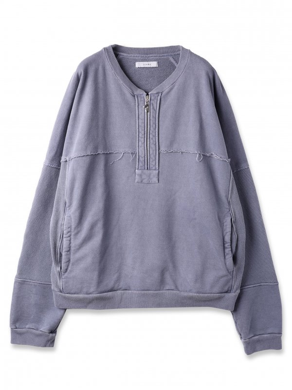 JieDaHALF ZIP SWEAT CREW (D/N)