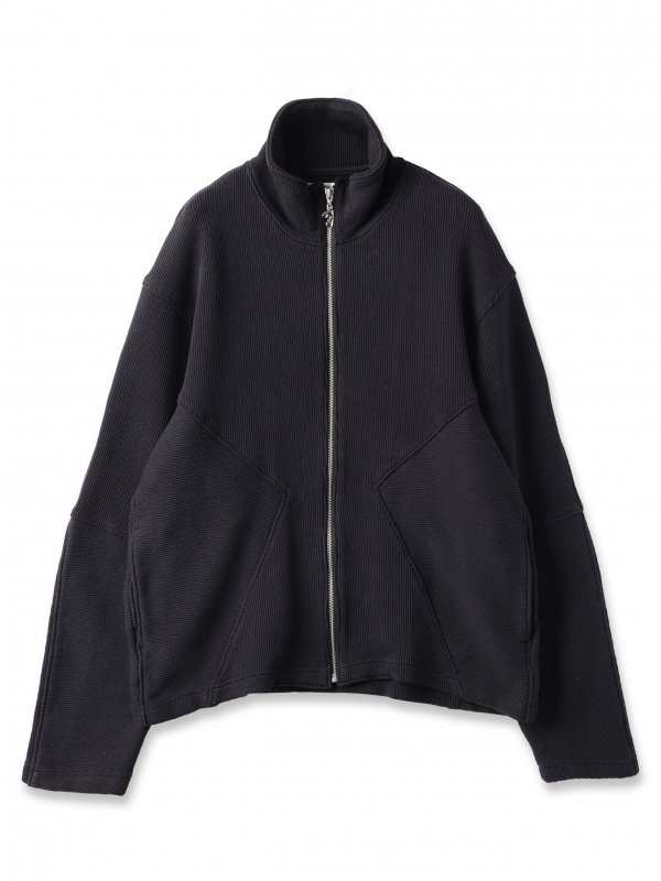 JieDaSTRIPE FULL ZIP JACKET (BLK)