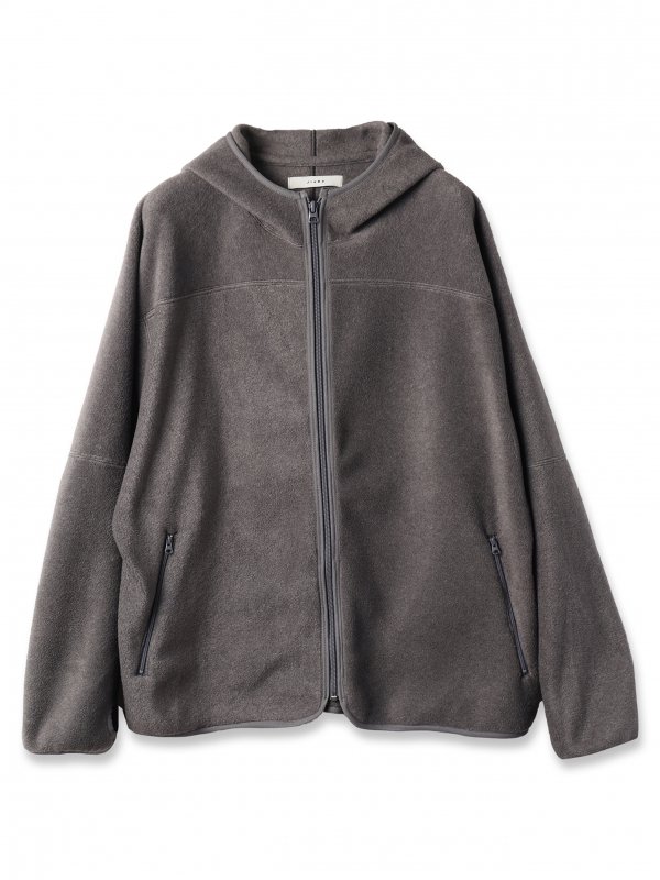 JieDaFLEECE ZIP HOODIE (GRY)