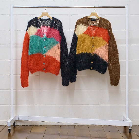 <img class='new_mark_img1' src='https://img.shop-pro.jp/img/new/icons47.gif' style='border:none;display:inline;margin:0px;padding:0px;width:auto;' />UNUSEDMohair knit cardigan