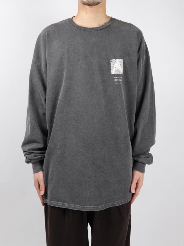 ANCELLMLOGO LS T-SHIRT (BLK)