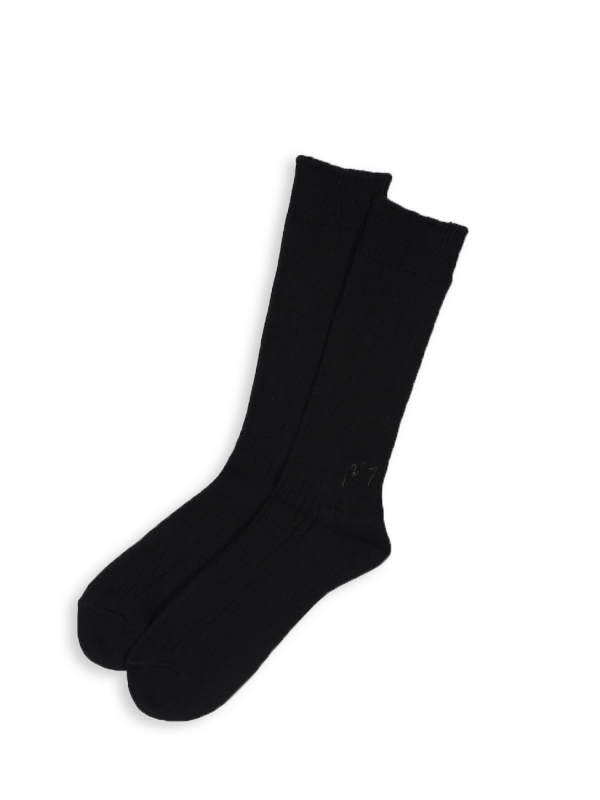 ANCELLM LOOSE SOCKS (BLK)