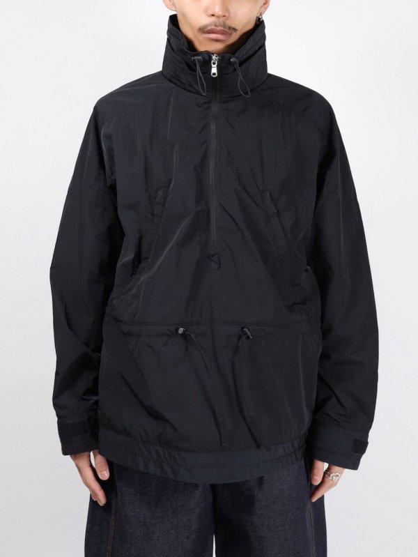 ANCELLMNYLON PULLOVER JACKET (BLK)