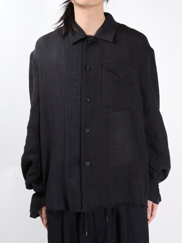 Professor.EDISTRESSED SHIRT (BLK)