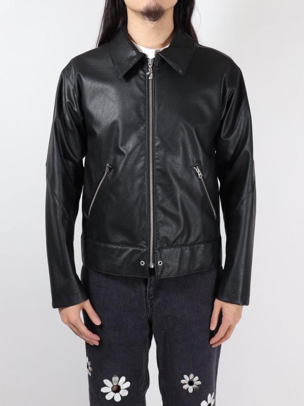 JIEDAVEGAN LETHER JACKET (BLK)