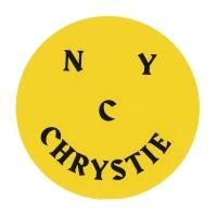 CHRYSTIE NYC - FACE LOGO STICKER (Yellow)ξʲ