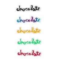 CHOCOLATE - CHUNK STICKERS 3INCH