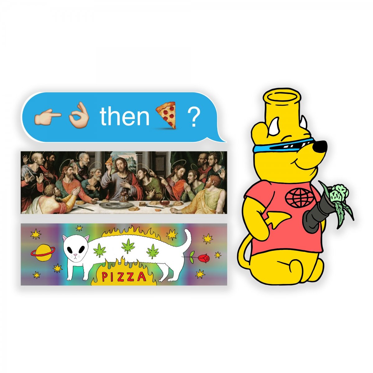 PIZZA SKATEBOARDS(ピザスケートボード) |PIZZA SKATEBOARDS - STICKER