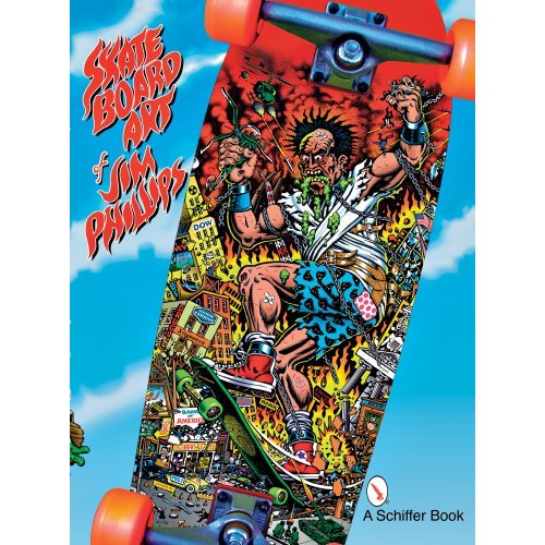 雑誌 |The Skateboard Art of Jim Phillips Softcover Books