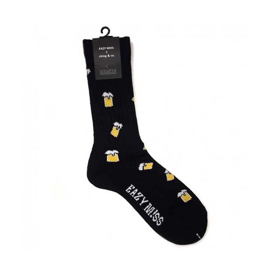 EAZY MISS(イージー・ミス) |EAZY MISS - BEER SOCKS (Black)