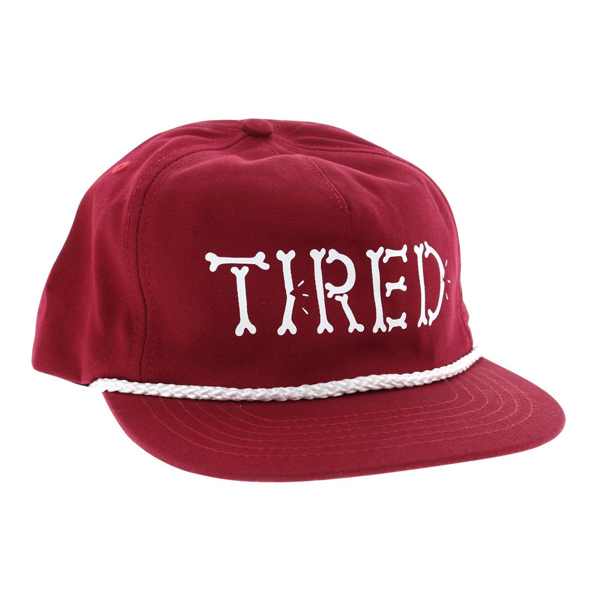 TIRED(タイレッド) |TIRED SKATEBOARDS BONES - WITH ROPE SNAPBACK