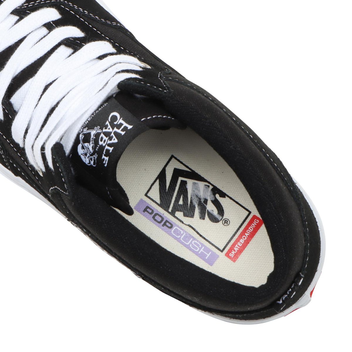 VANS(ヴァンズ) |VANS - SKATE HALF CAB (Black/White) VN0A5FCDY28