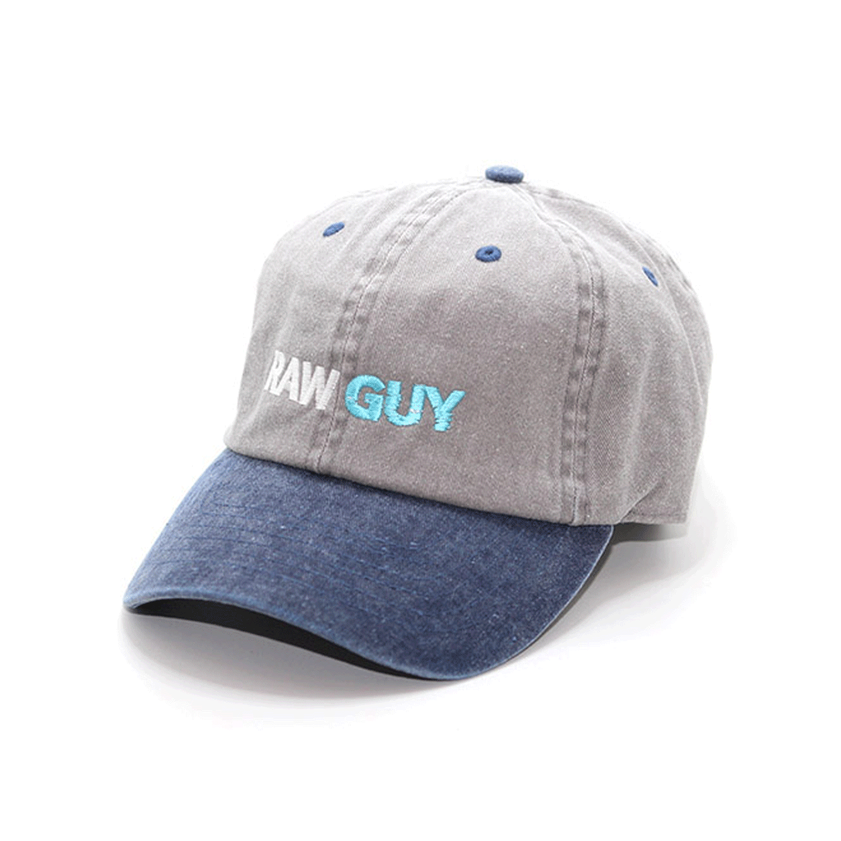 VHS MAGAZINE(ブイエッチマスマガジン) |VHSMAG - RAW GUY CAP (Grey/Navy)