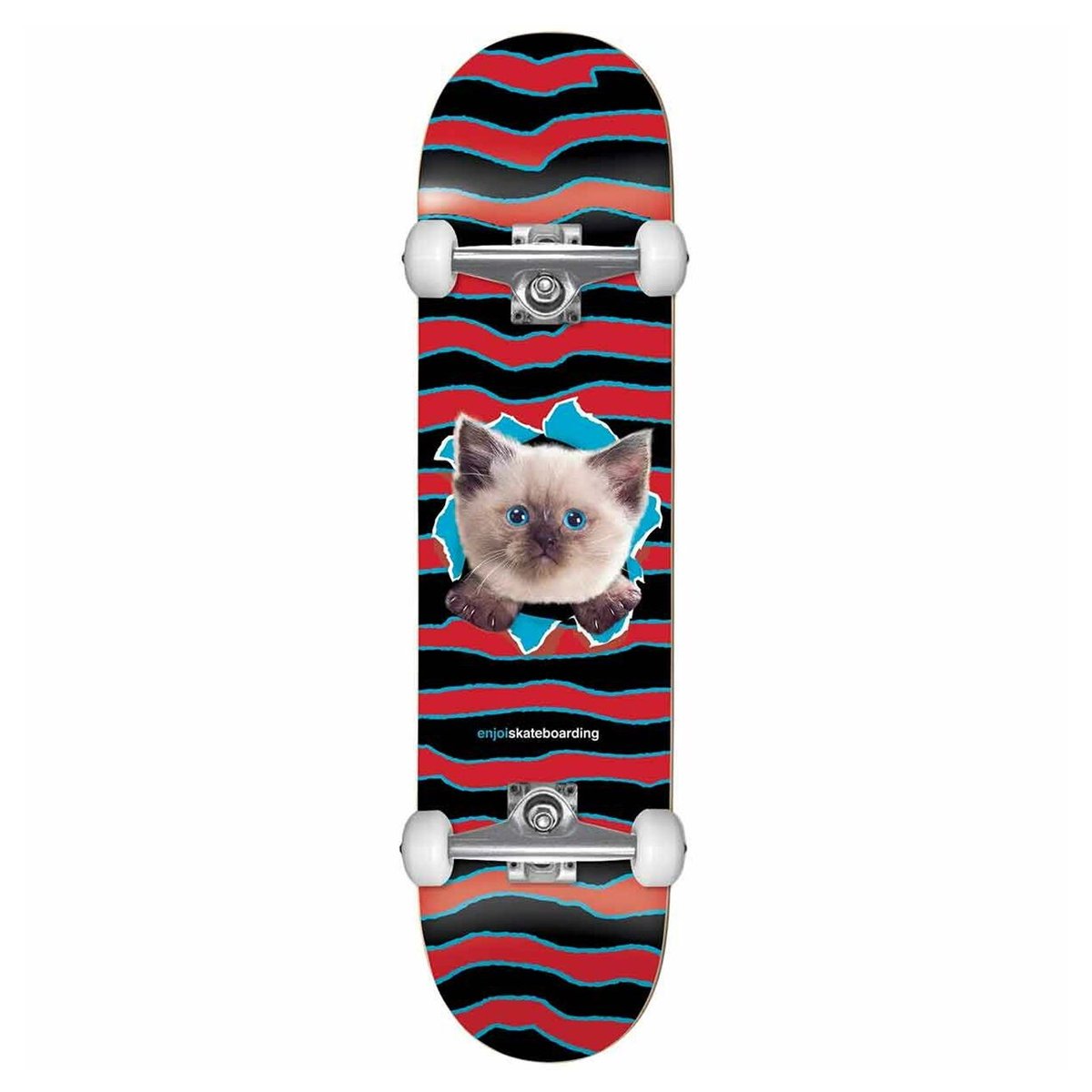 ENJOI(エンジョイ) |ENJOI - KITTEN RIPPER COMPLATE (7.375 X 29.875) ソフトウィール 子供用 スケートボード完成品0